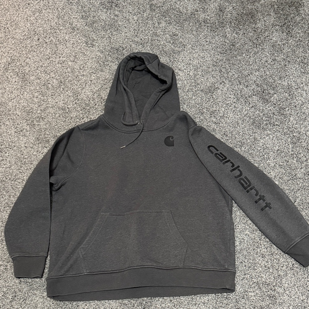 Carhartt Men's Charcoal Hoodie